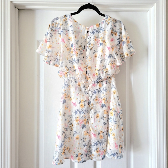 Maniju Sequin Floral Spring/Summer Dress - Picture 5 of 8